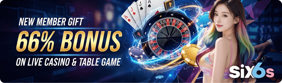 six6s new member 66% bonus