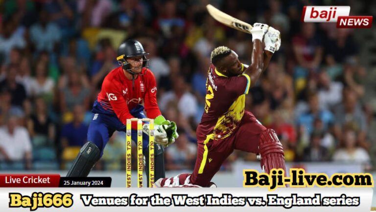 Venues for the West Indies vs. England 2023 series